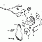 CM400E Oil pump @ oil pressure switch
