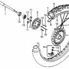 CR125R Front wheel 81