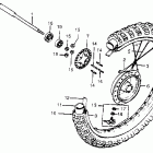 CR450R Front wheel 81
