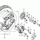 CM400C Cm400c rear wheel 81