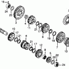 CB400T Трансмиссия