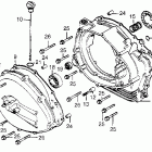 CM400A Cm400a right crankcase cover  @ torque converter case