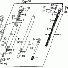 CB400T Front fork 81