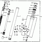 CR125R Front shock absorber 81