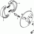 CR125R Front brake panel 81