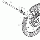 CM400E Переднее колесо
