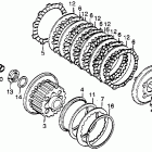 CM400A Cm400a right crankcase cover  @ torque converter case