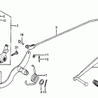 CR80R Shift pedal @ brake pedal  @ kick starter arm 80-81