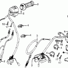CM400C Cm40ot / c handle lever @ cable @ mirror  @ switch 79-81