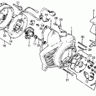 C70 Left crankcase cover alterntor