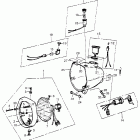 XR500R Shift drum @ shift fork 81-82
