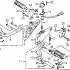 CM400A Подножки