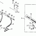 CB900C Fr. brake master cyl. 80-81