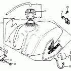 CR450R Fuel tank 81