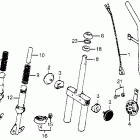 NC50 Handlebar @ horn @ front fork