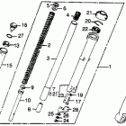 CM400E Передняя вилка