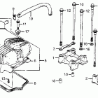 CM400A Cylinder head cover  @ camshaft holder