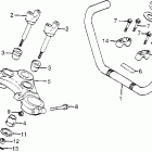 CM400A Руль и панель переднего номера