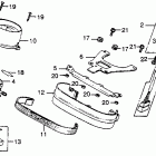 CM400A Swingarm @ chain case