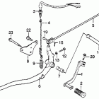 CM400E Тормозная педаль