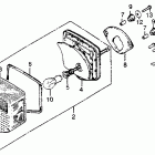 CB400T Фонарь задний