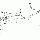 CM400E Заднее крыло и бампер