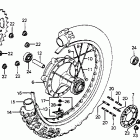 CR125R Rear wheel 81