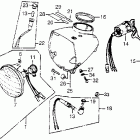 NC50 Headlight @ speedometer
