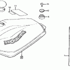 XR80 Swingarm @ chain case 80-84