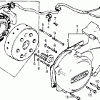 CM400C Cm400c / t left crankcase cover  @ alternator