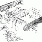 XR500R Swingarm @ chain case 81