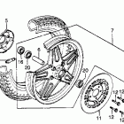 CB400T Front wheel 81