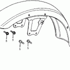 CM400A Переднее крыло