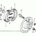 XL250S Front brake panel 78-81