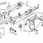 XR500 Swingarm @ chain guard
