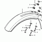 CR250R Переднее крыло