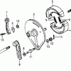XR500 Задний тормоз