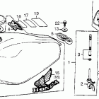 XR500 Топливный бак
