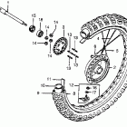 CR250R Переднее колесо