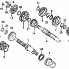 CR125R Трансмиссия