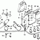 XL250S Wire harness @ battery 78-81