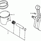 CR250R Коленвал и поршни