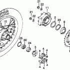 XL500S Xl500s rear wheel 79-81