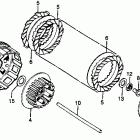 CR125R Сцепление