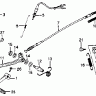 XL500S Kick starter arm @ shift pedals @ brake pedals
