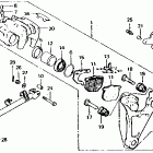 CT110 Swingarm @ chain case