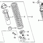 XL250S Rear shock absorber 78-81
