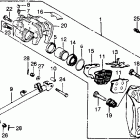 CBX Задний суппорт тормозной