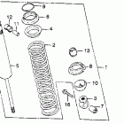 XR250 Задний амортизатор