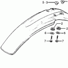 XR500 Переднее крыло